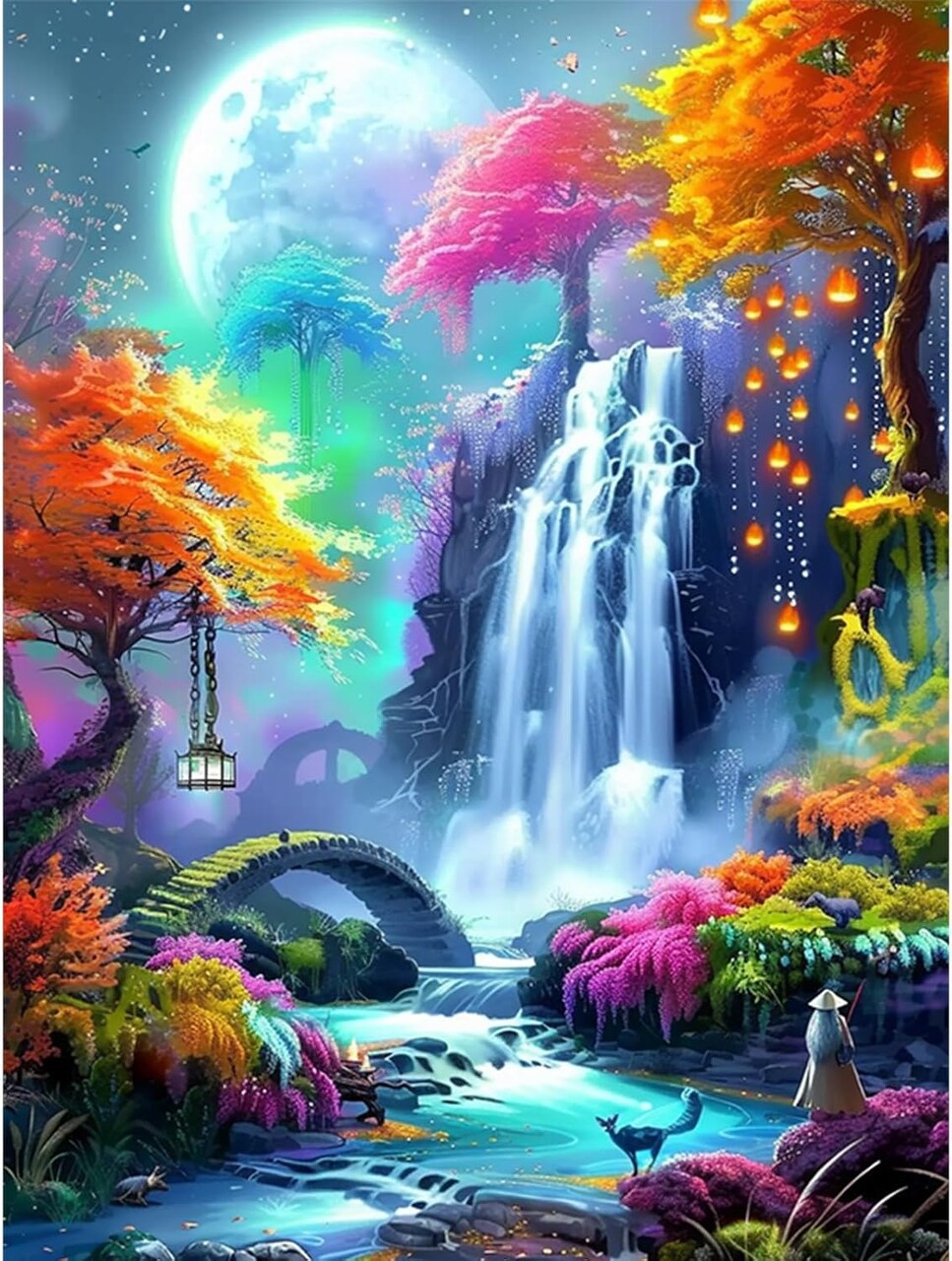 Waterfall Landscape Diamond Art Kits (DP-5) 16 x 12 x 0.1 inches